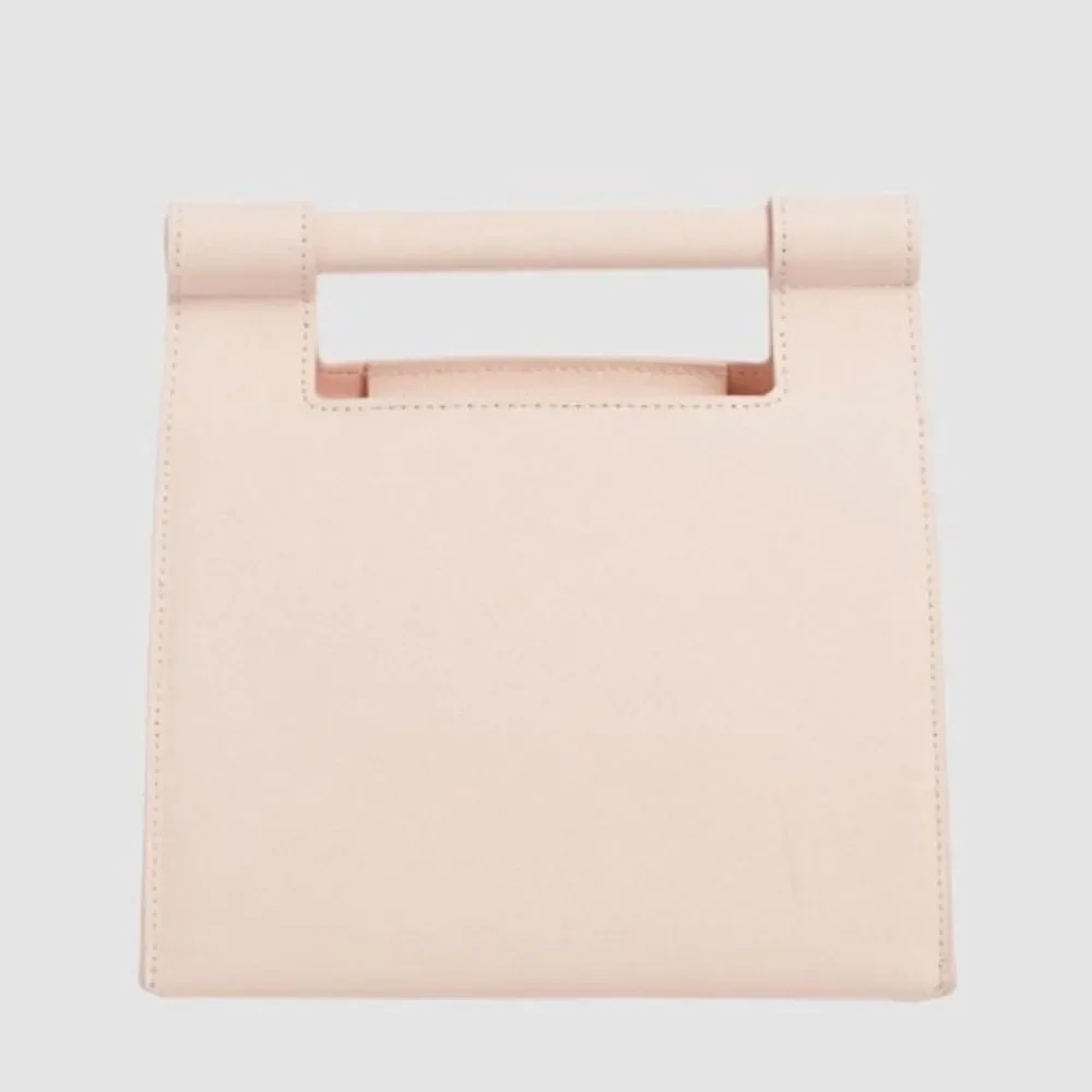 tde. pale pink shoulder hand bag